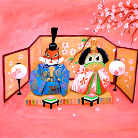 2012.モモンちゃんとボニーのひな祭り