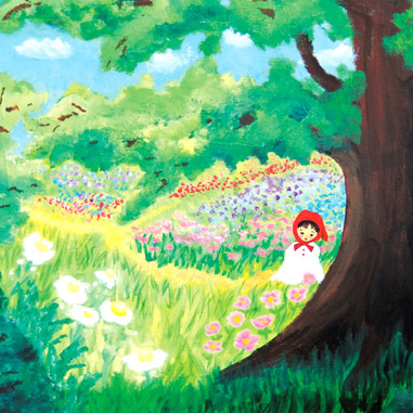 2015.おばあちゃんに花束を1