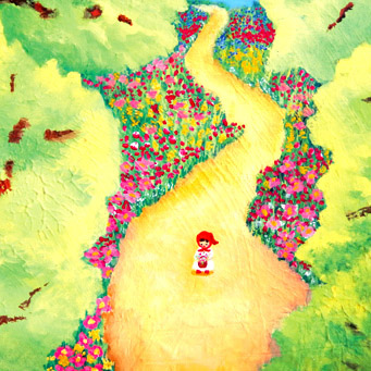 2015.おばあちゃんに花束を2