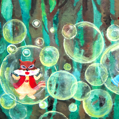 2015.モモンちゃんとボニー森の妖精と遊ぶ